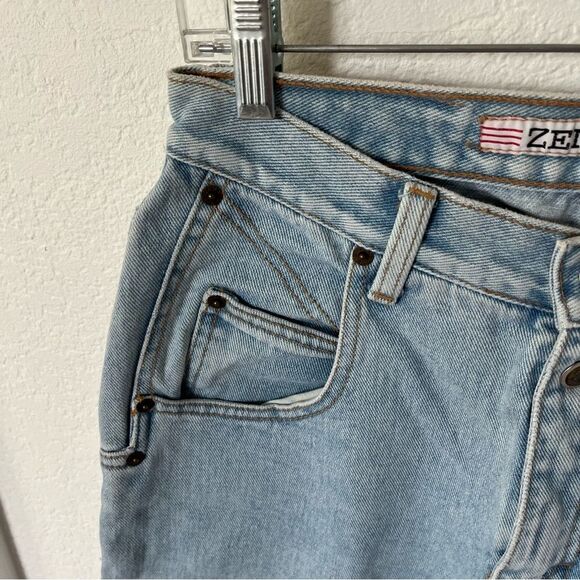 Vintage Zena Women's 12 High-waisted Denim Jeans - Picture 2 of 8